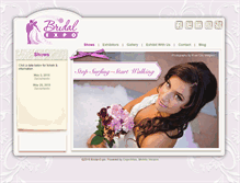 Tablet Screenshot of bridal-expos.com